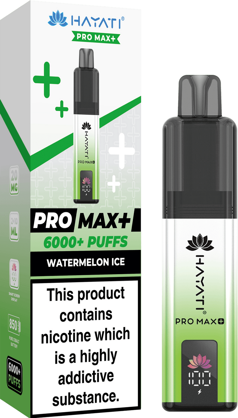 Hayati Pro Max+ Plus 6000 Puffs Vape Kit