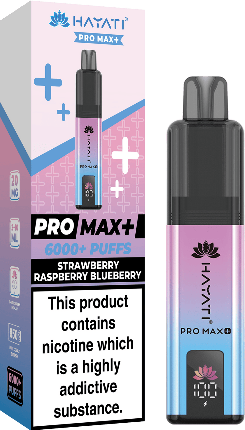 Hayati Pro Max+ Plus 6000 Puffs Vape Kit